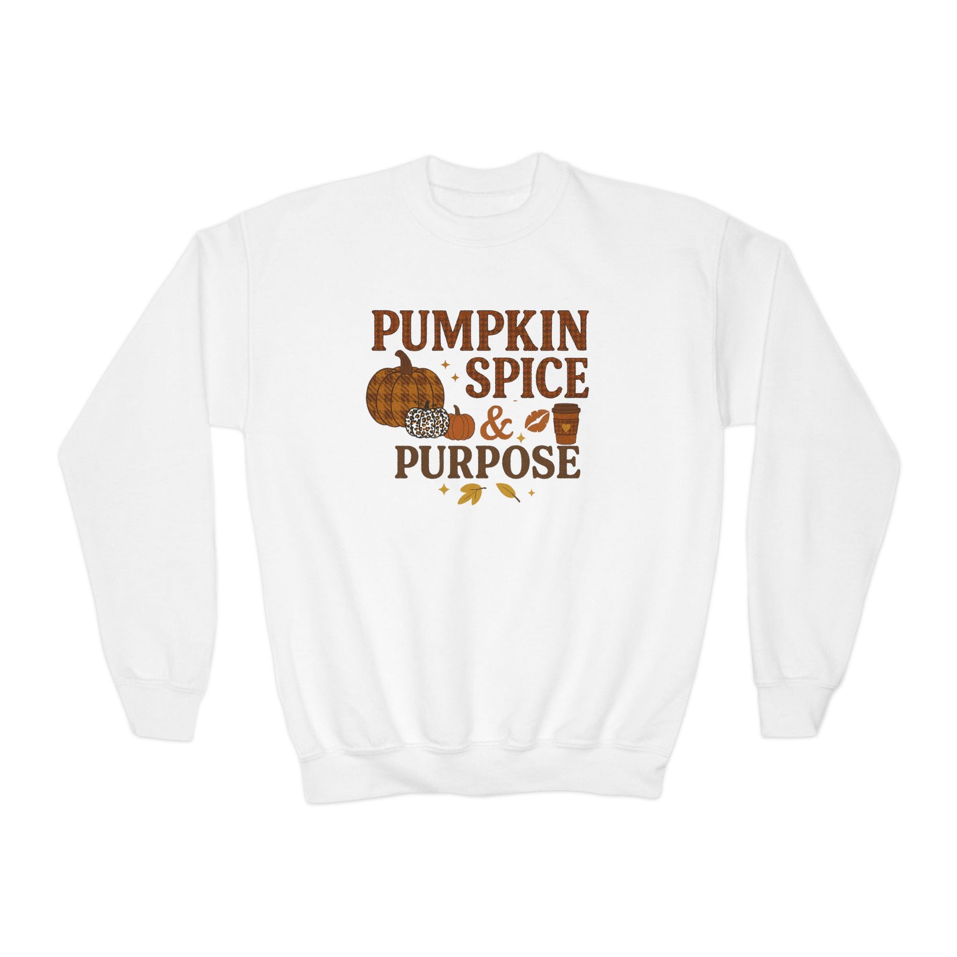 Pumpkin Spice Youth Crewneck Sweatshirt