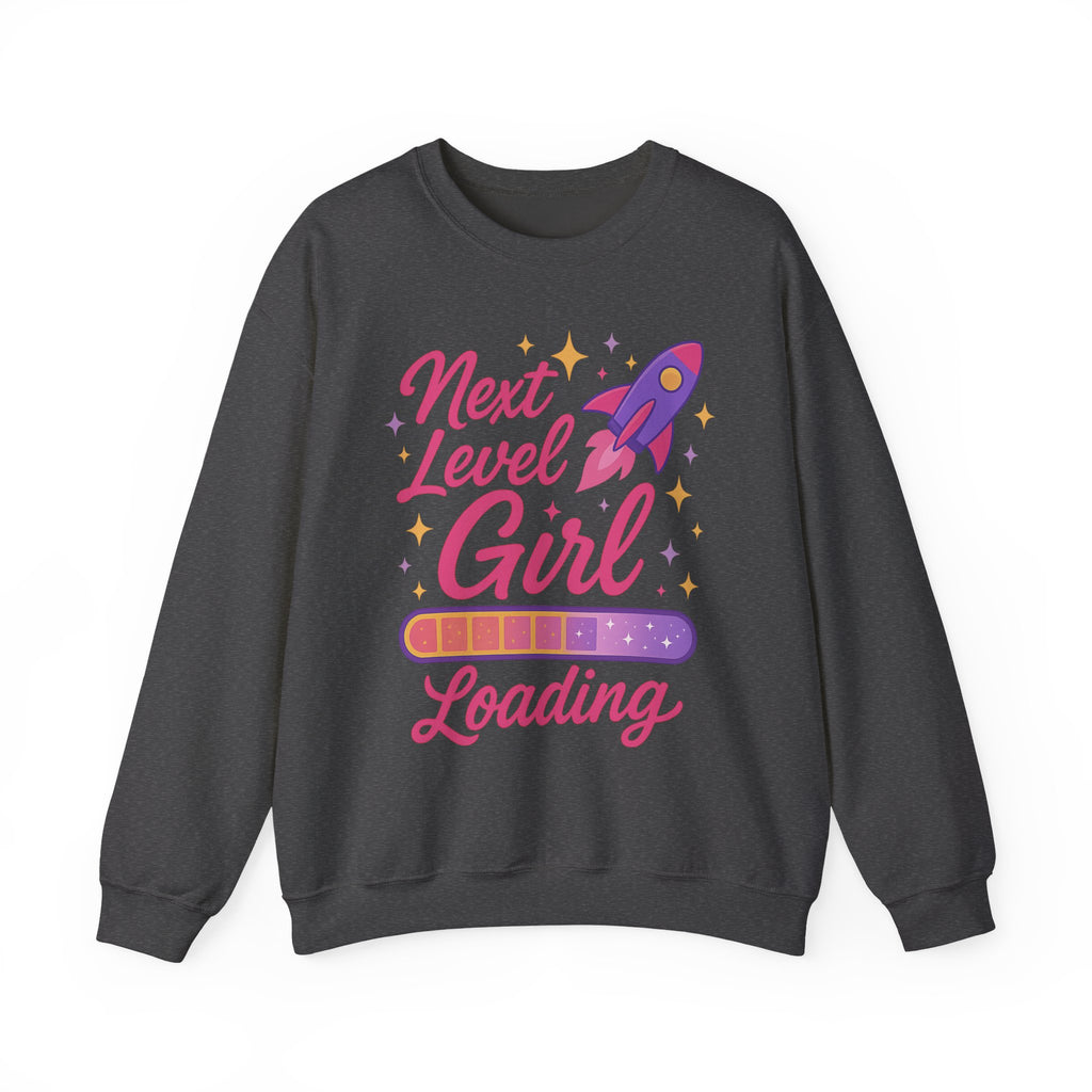Next Level Girl Loading Adult Sweatshirt