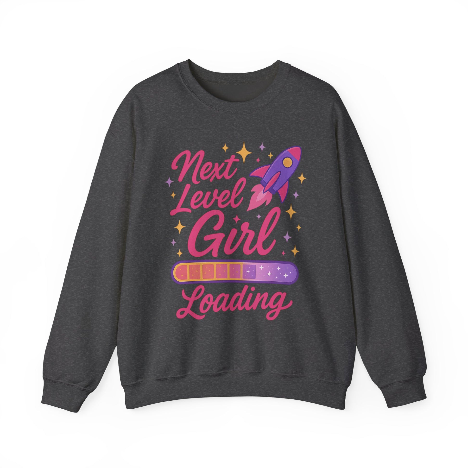 Next Level Girl Loading Adult Sweatshirt