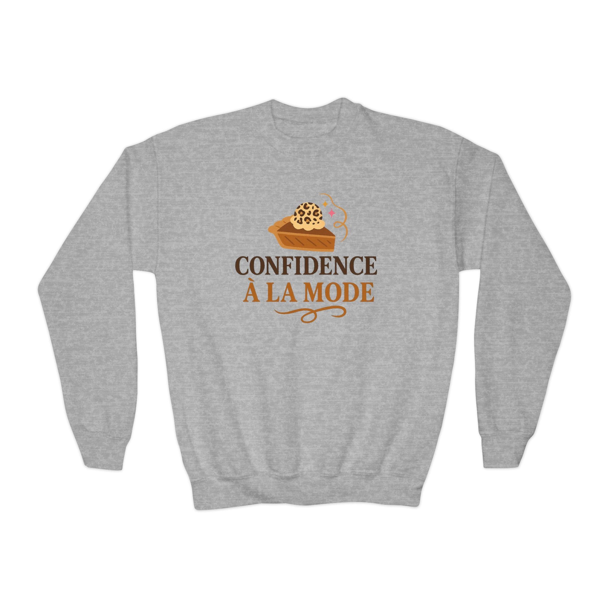 Confidence à la Mode Youth Crewneck Sweatshirt