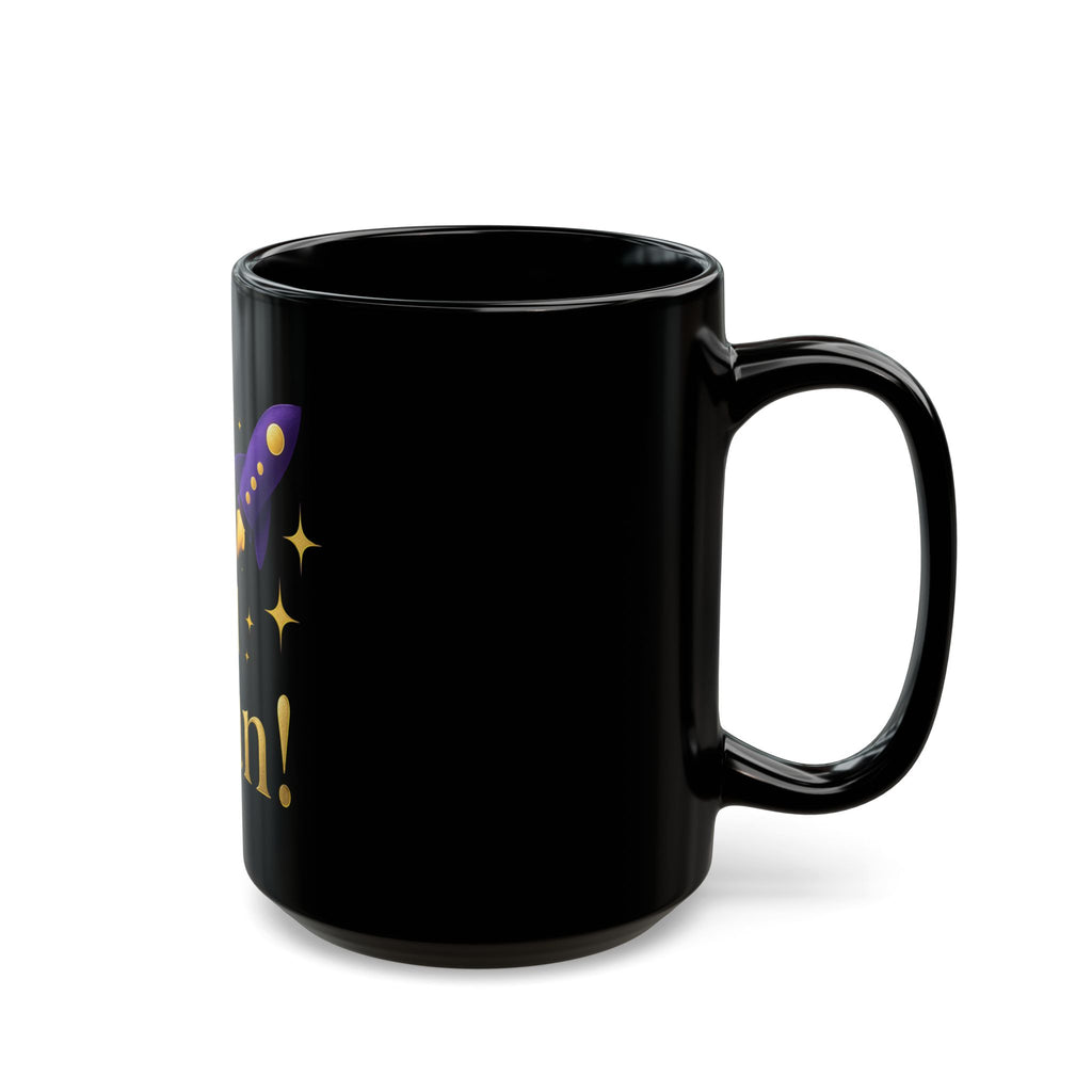Girl, You Can! Gold Mug-Black