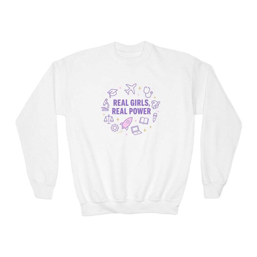 Real Girls, Real Power Youth Sweatshirt