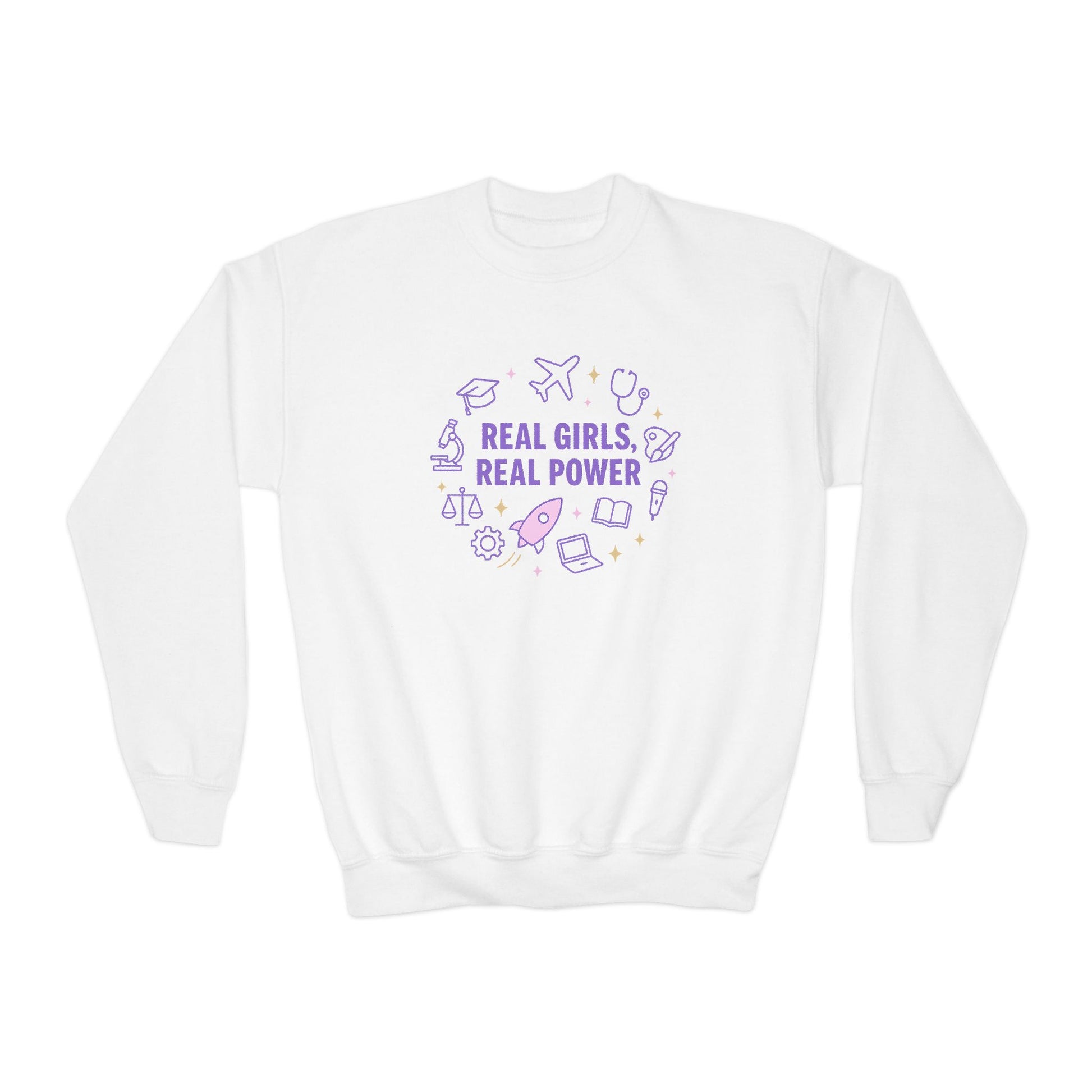 Real Girls, Real Power Youth Sweatshirt