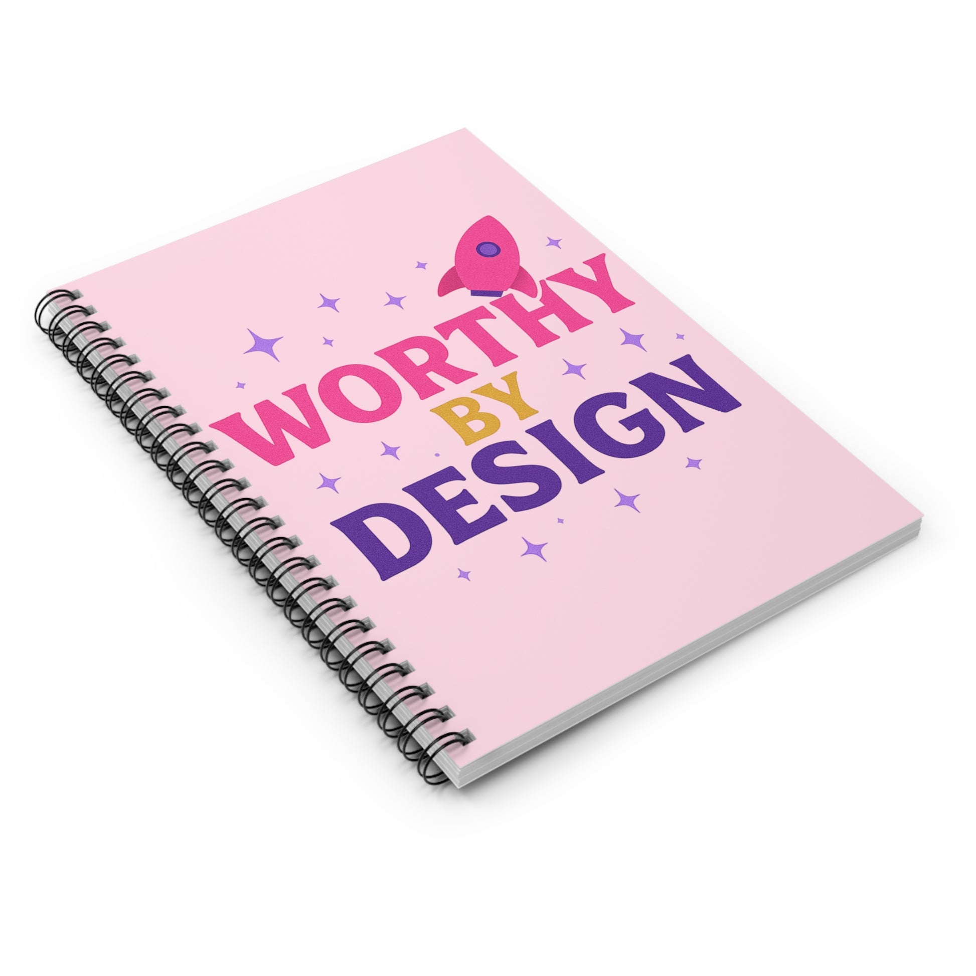 Worthy By Design Spiral Notebook 6x8