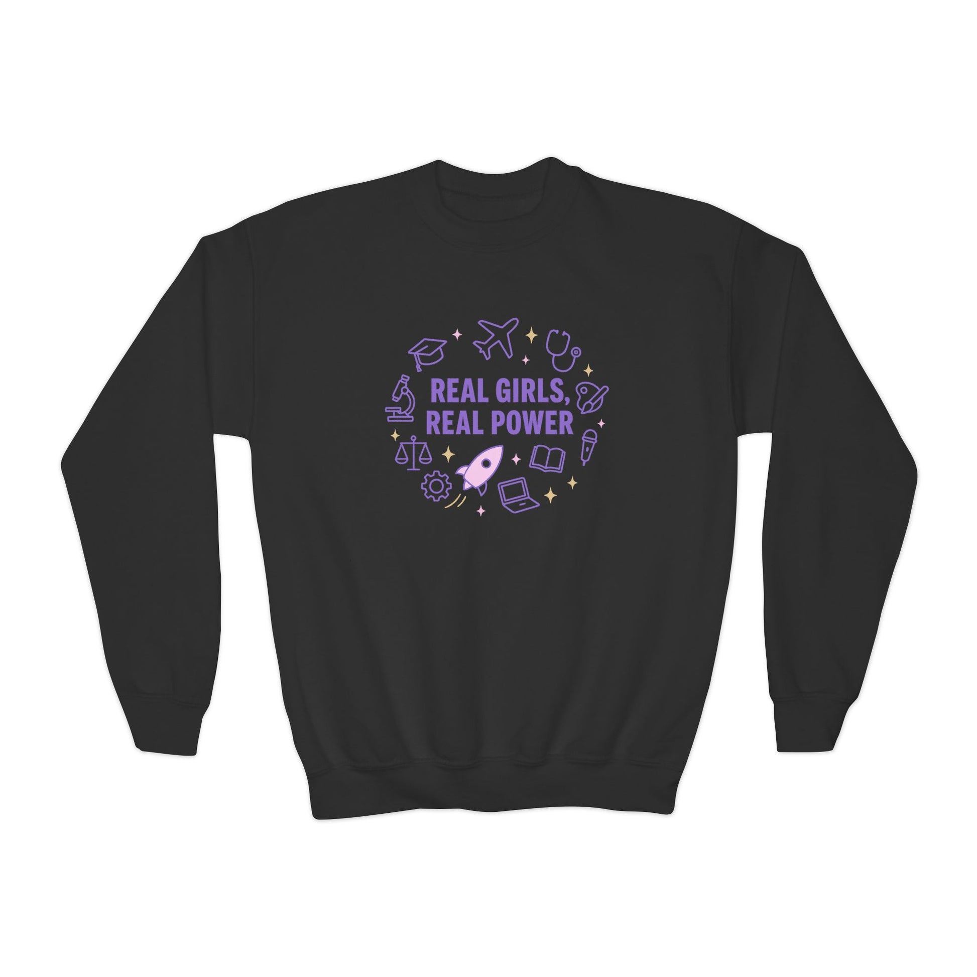 Real Girls, Real Power Youth Sweatshirt