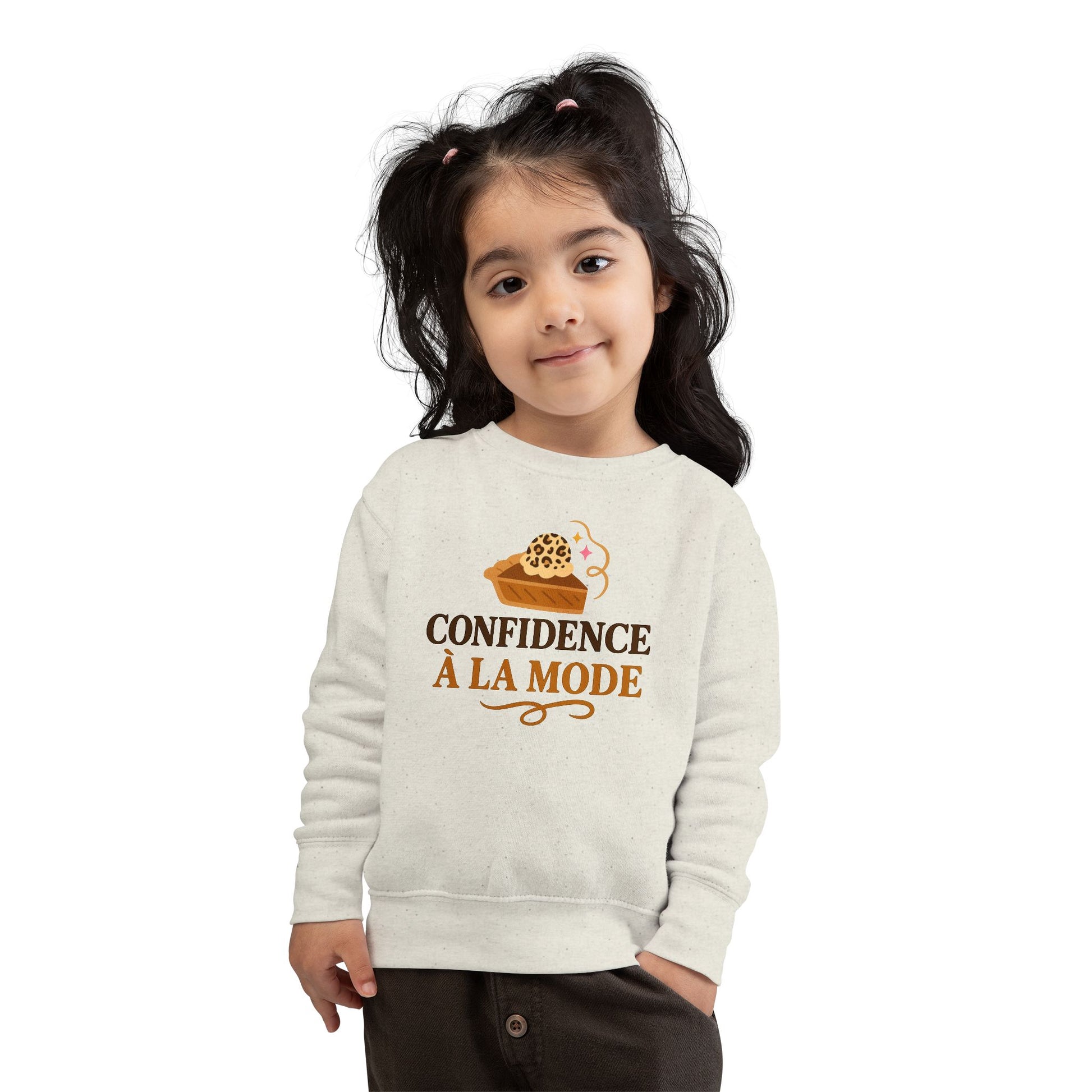 Confidence à la Mode Toddler Sweatshirt