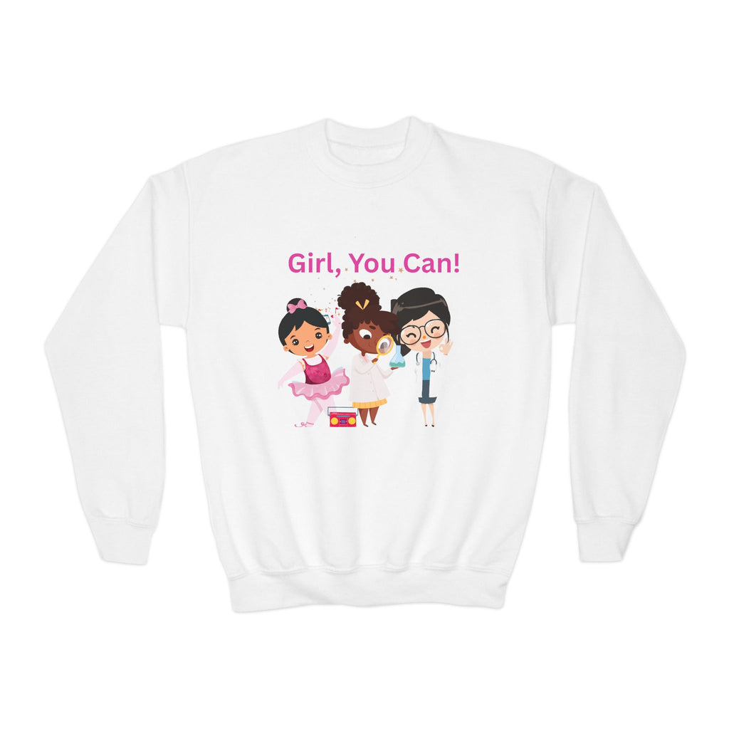 Girl, You Can! Cover Youth Sweatshirt