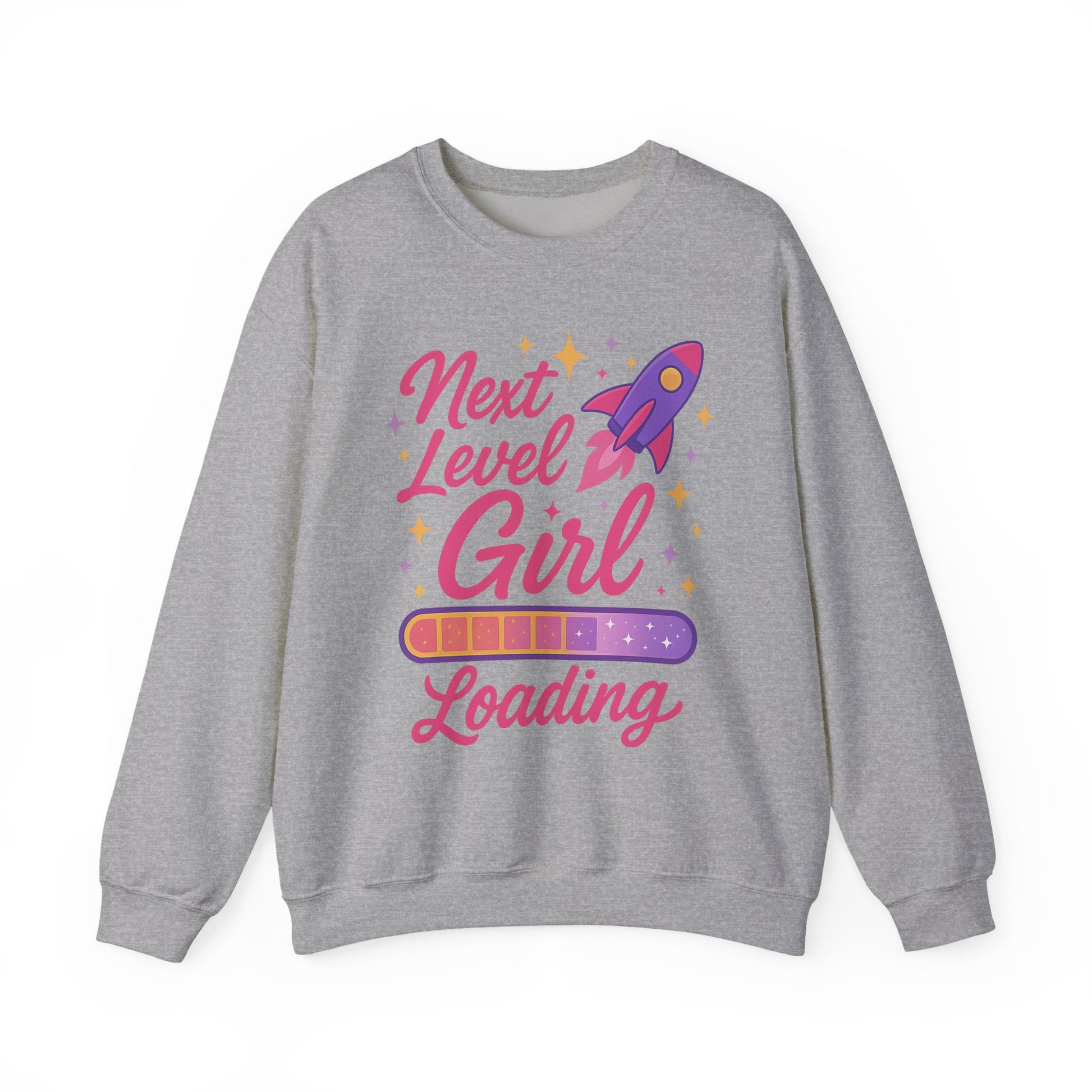 Next Level Girl Loading Adult Sweatshirt