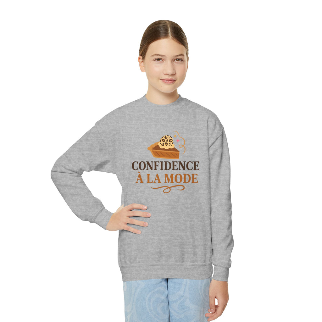 Confidence à la Mode Youth Crewneck Sweatshirt
