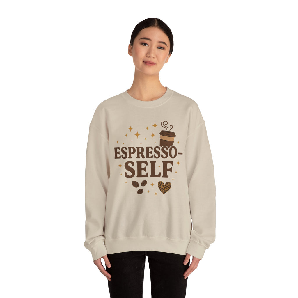 Espresso-Self Adult Sweatshirt