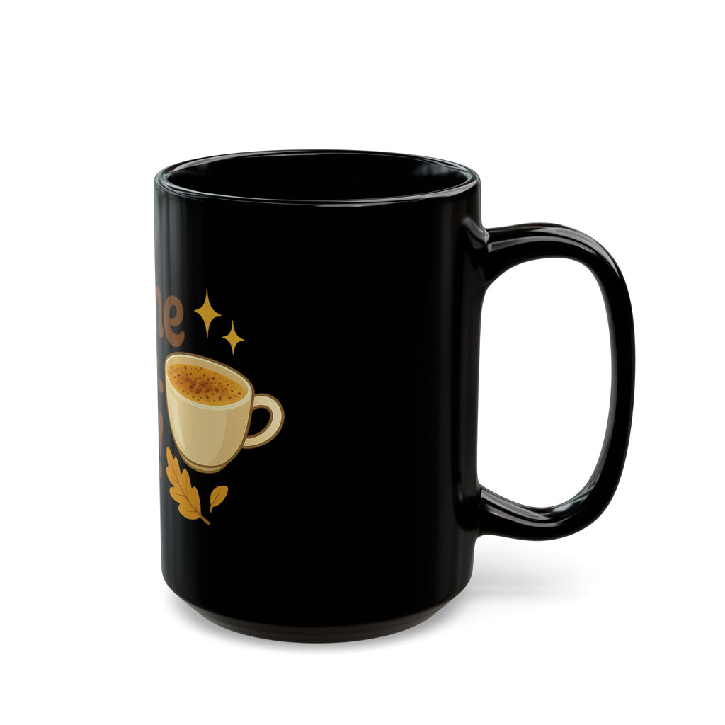 Crème Brew-Yay! Black Coffee Mug 15 Oz