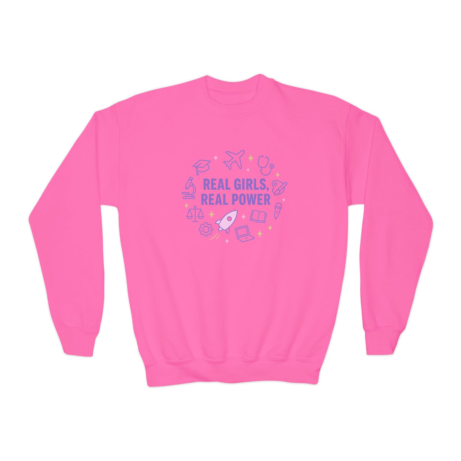 Real Girls, Real Power Youth Sweatshirt