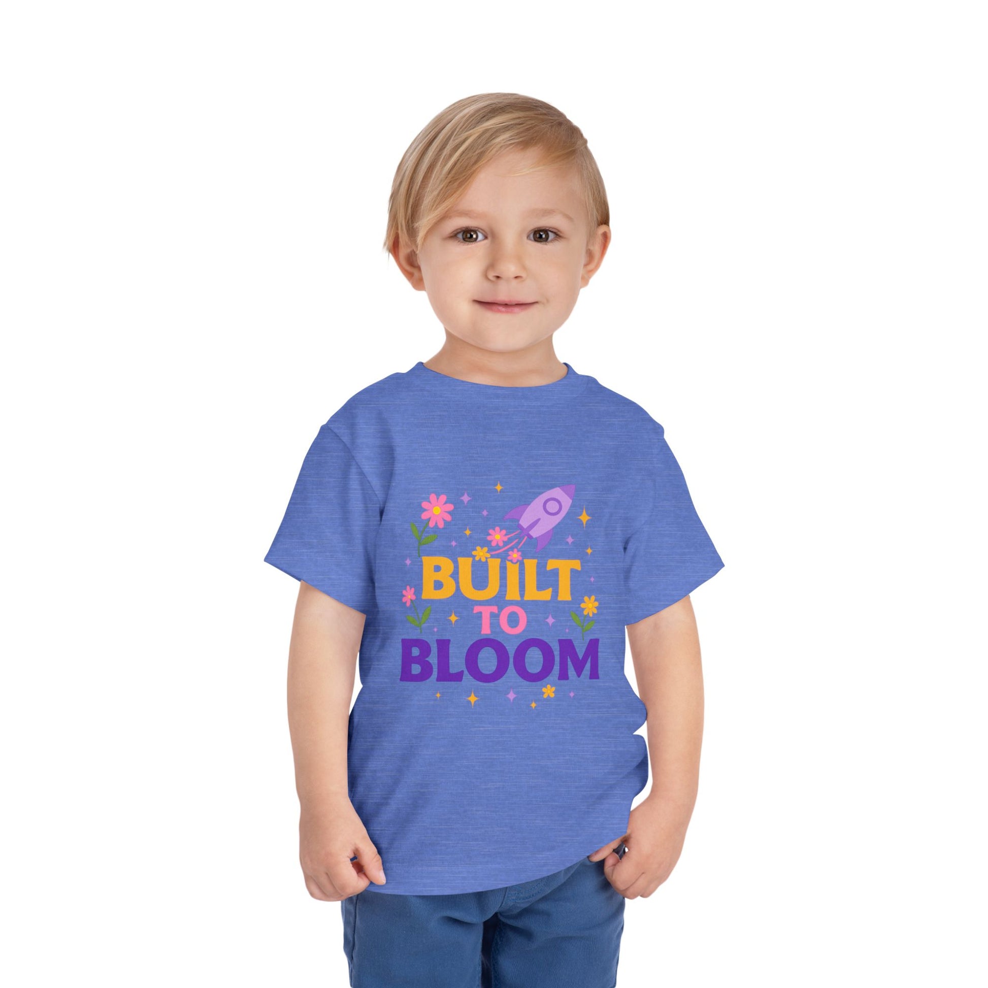 "Built to Bloom" Toddler Tee