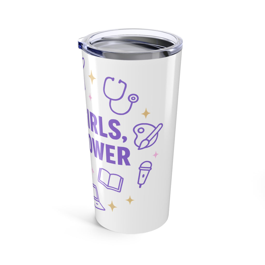 Real Girls, Real Power White 20 oz Tumbler