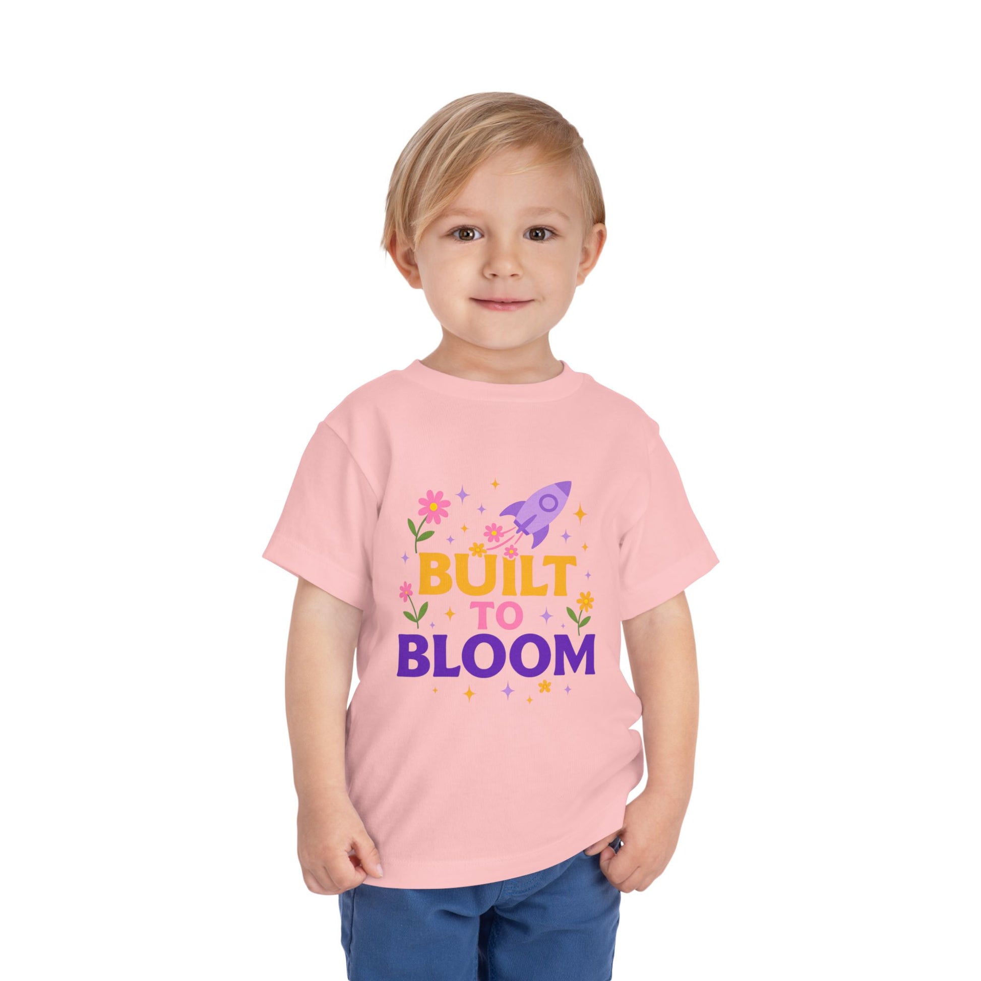 "Built to Bloom" Toddler Tee