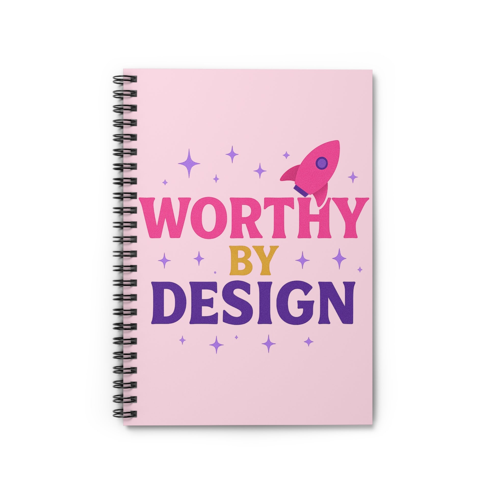 Worthy By Design Spiral Notebook 6x8