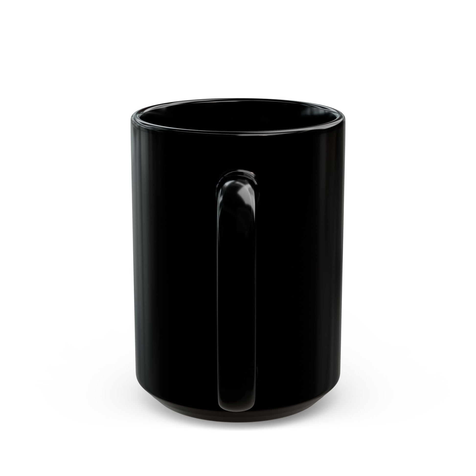Crème Brew-Yay! Black Coffee Mug 15 Oz