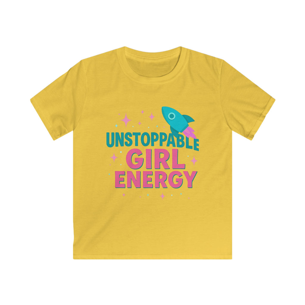 Unstoppable Girl Energy Kids Tee