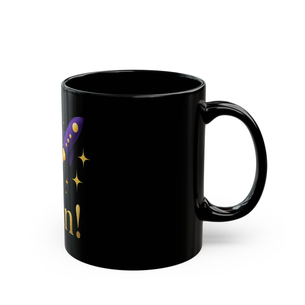 Girl, You Can! Gold Mug-Black