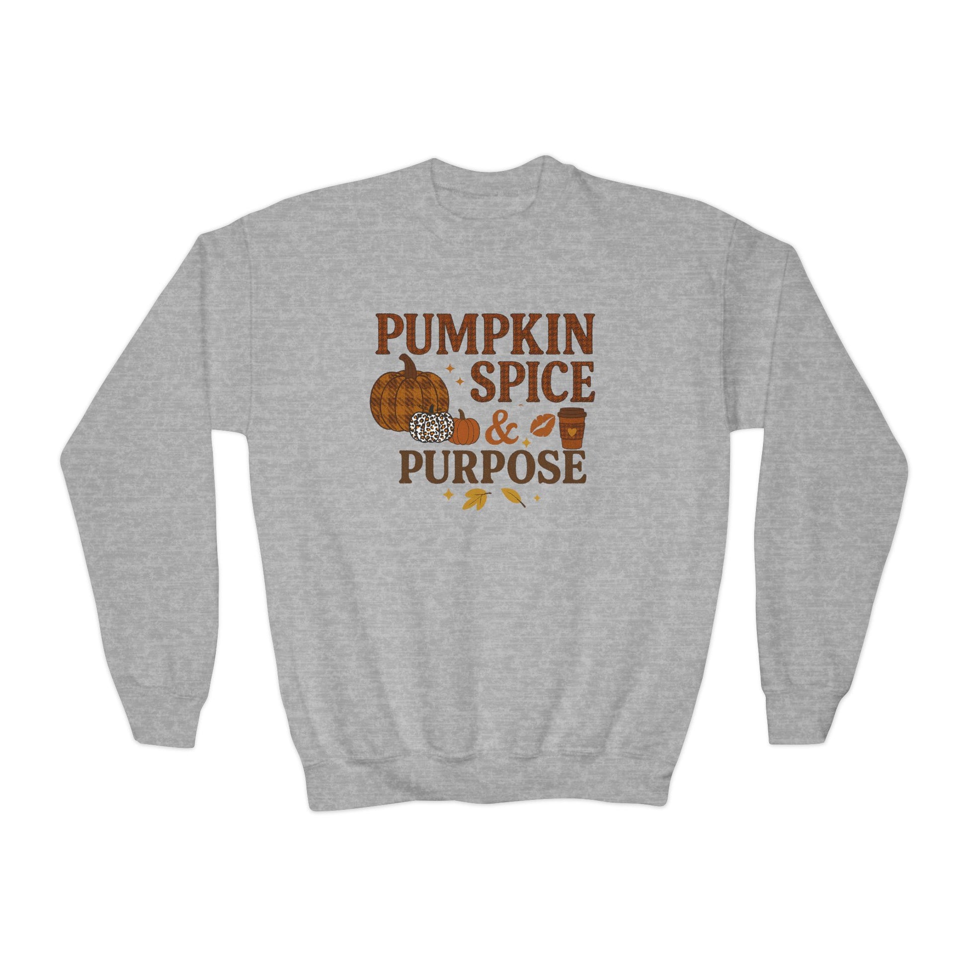 Pumpkin Spice Youth Crewneck Sweatshirt