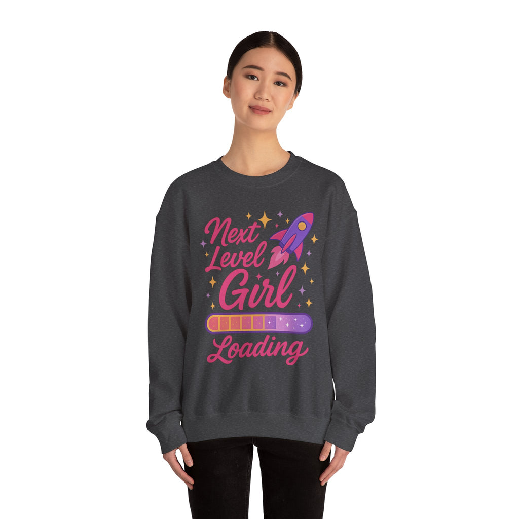 Next Level Girl Loading Adult Sweatshirt