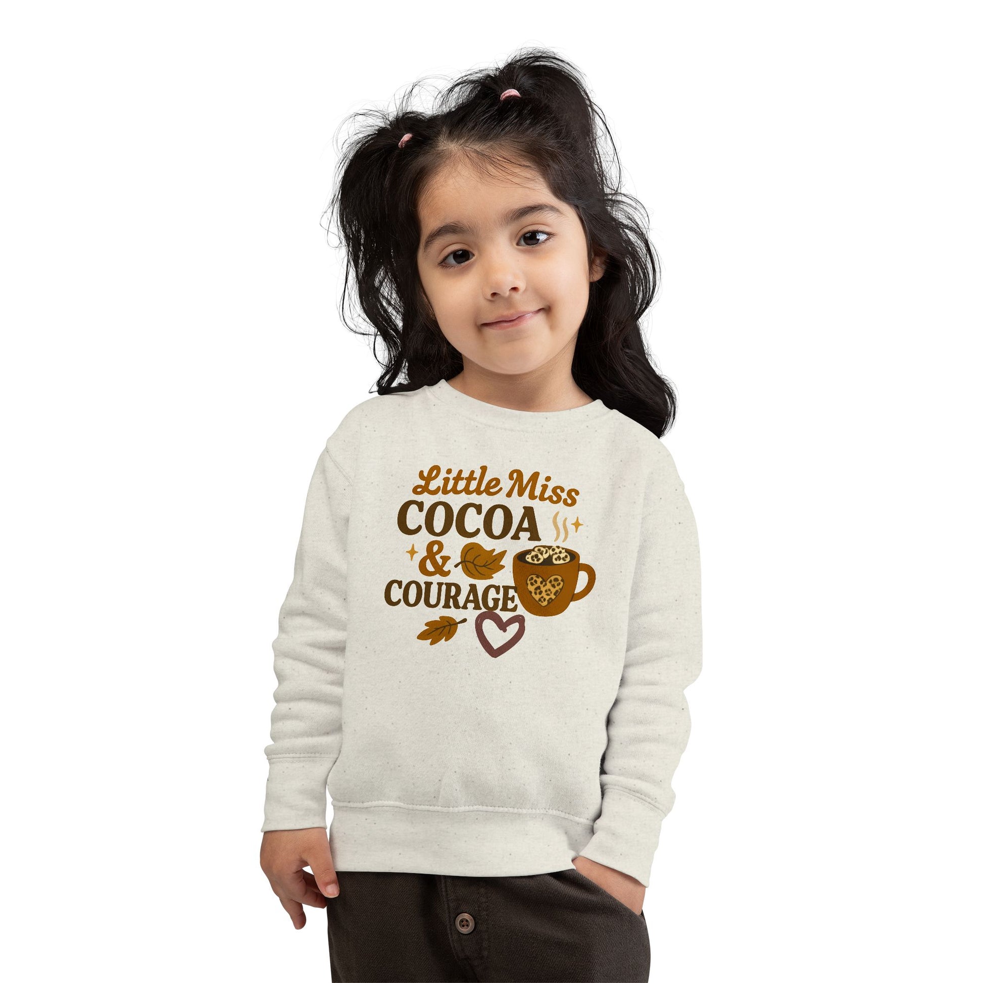 Little Miss Cocoa & Courage Toddler Sweatshirt